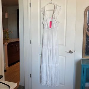 NWT white maxi dress